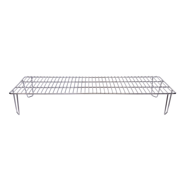 Upper rack for Green Mountain Grills, stainless steel, suitable for Peak and JB models, designed for enhanced grilling capacity.